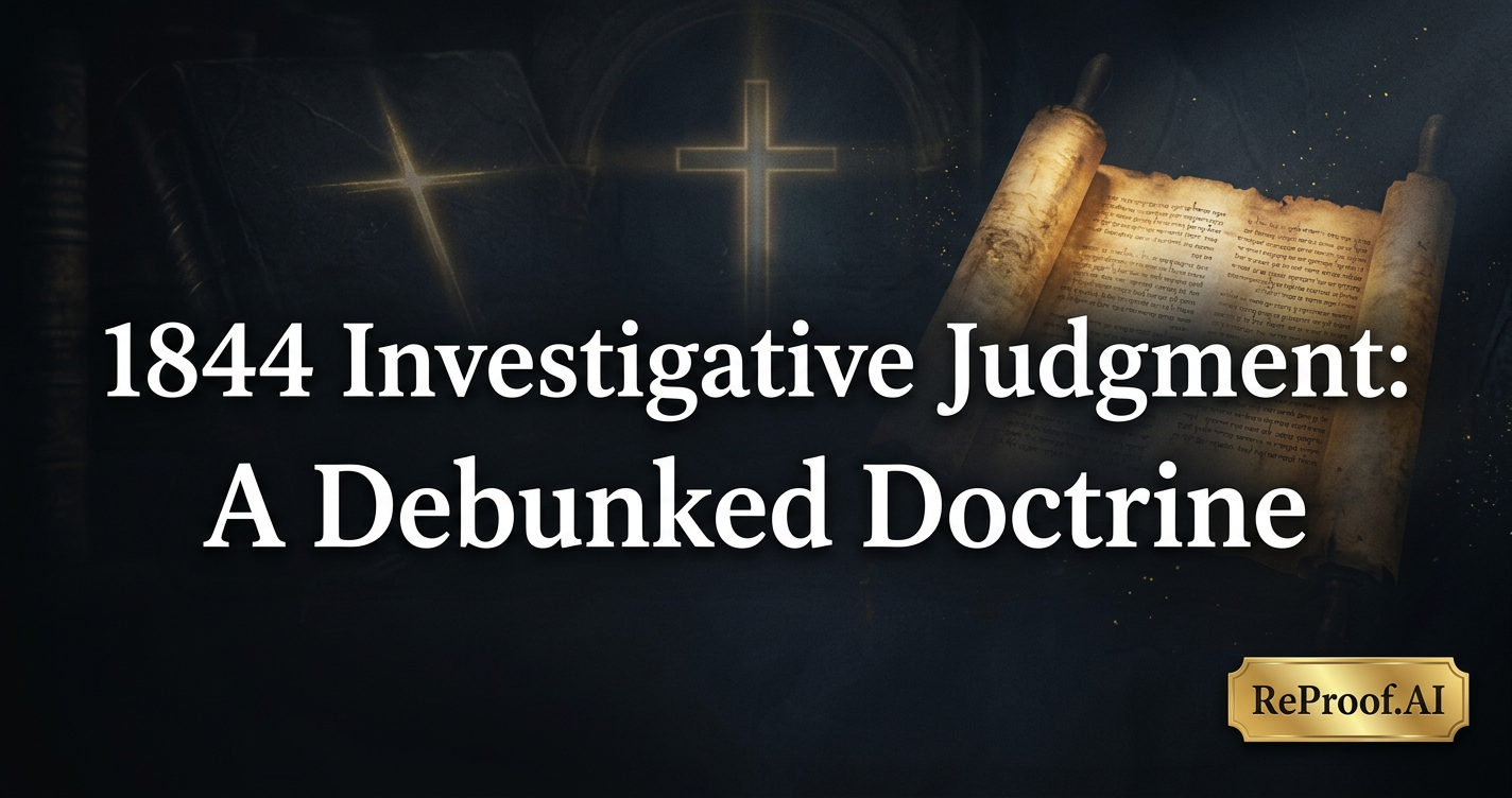 1844 Investigative Judgment: A Debunked Doctrine