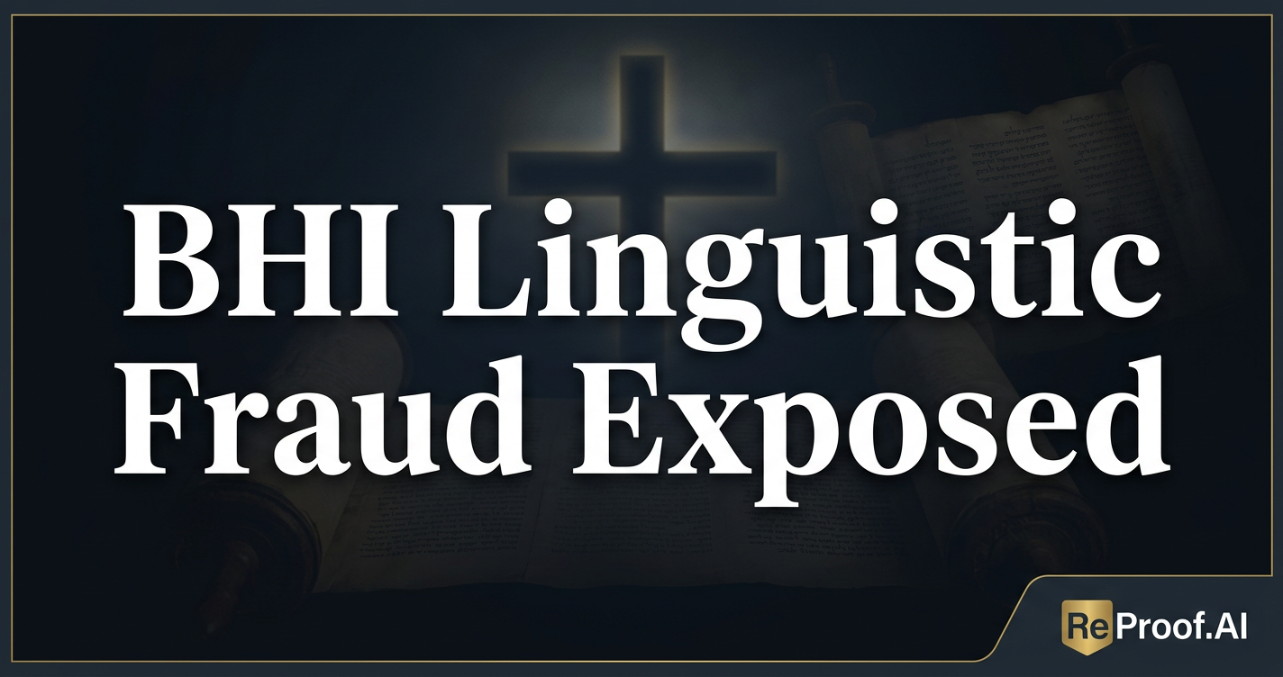BHI Linguistic Fraud Exposed