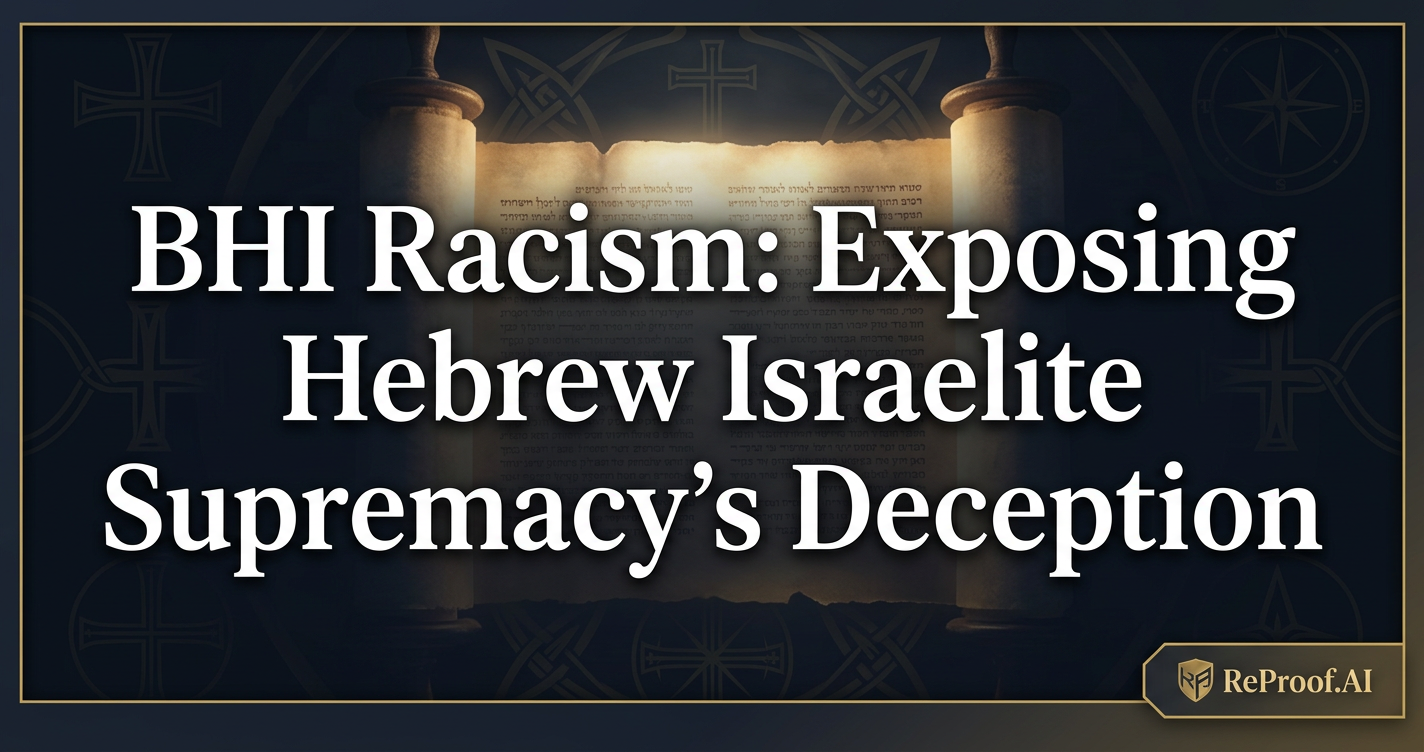 BHI Racism: Exposing Hebrew Israelite Supremacy's Deception