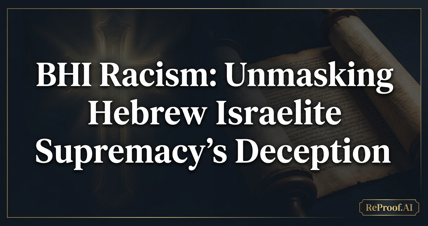 BHI Racism: Unmasking Hebrew Israelite Supremacy's Deception