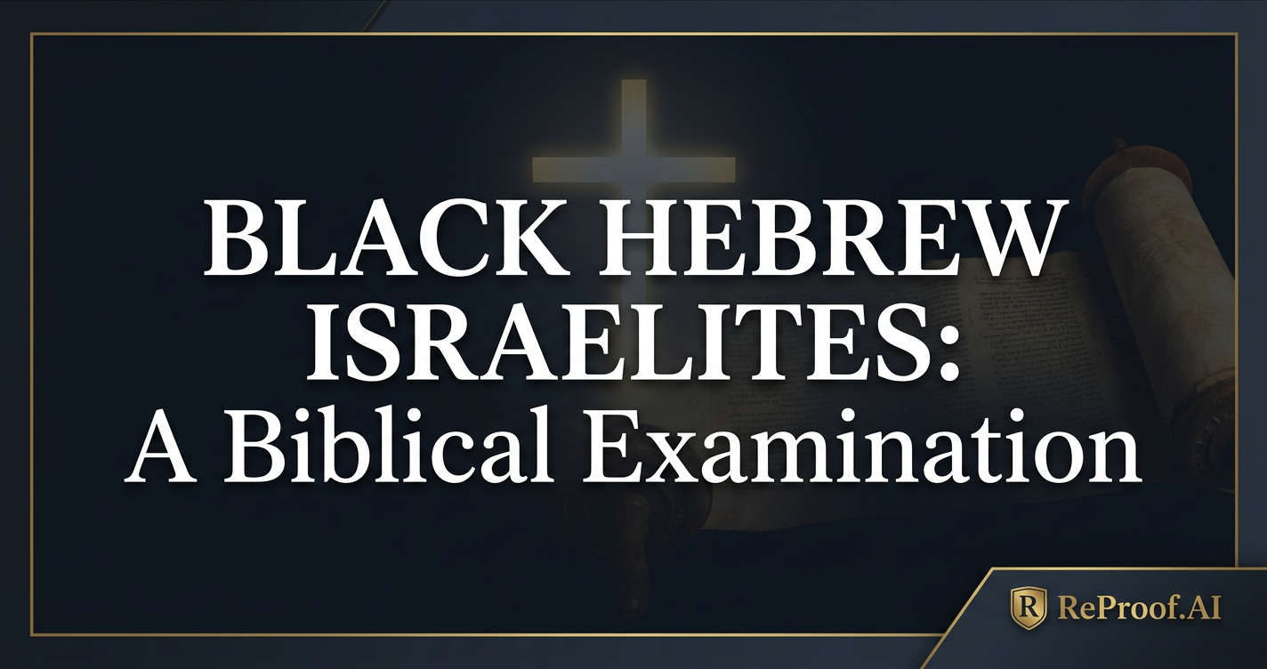 Black Hebrew Israelites: A Biblical Examination