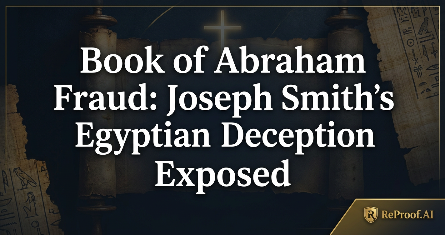 Book of Abraham Fraud: Joseph Smith's Egyptian Deception Exposed