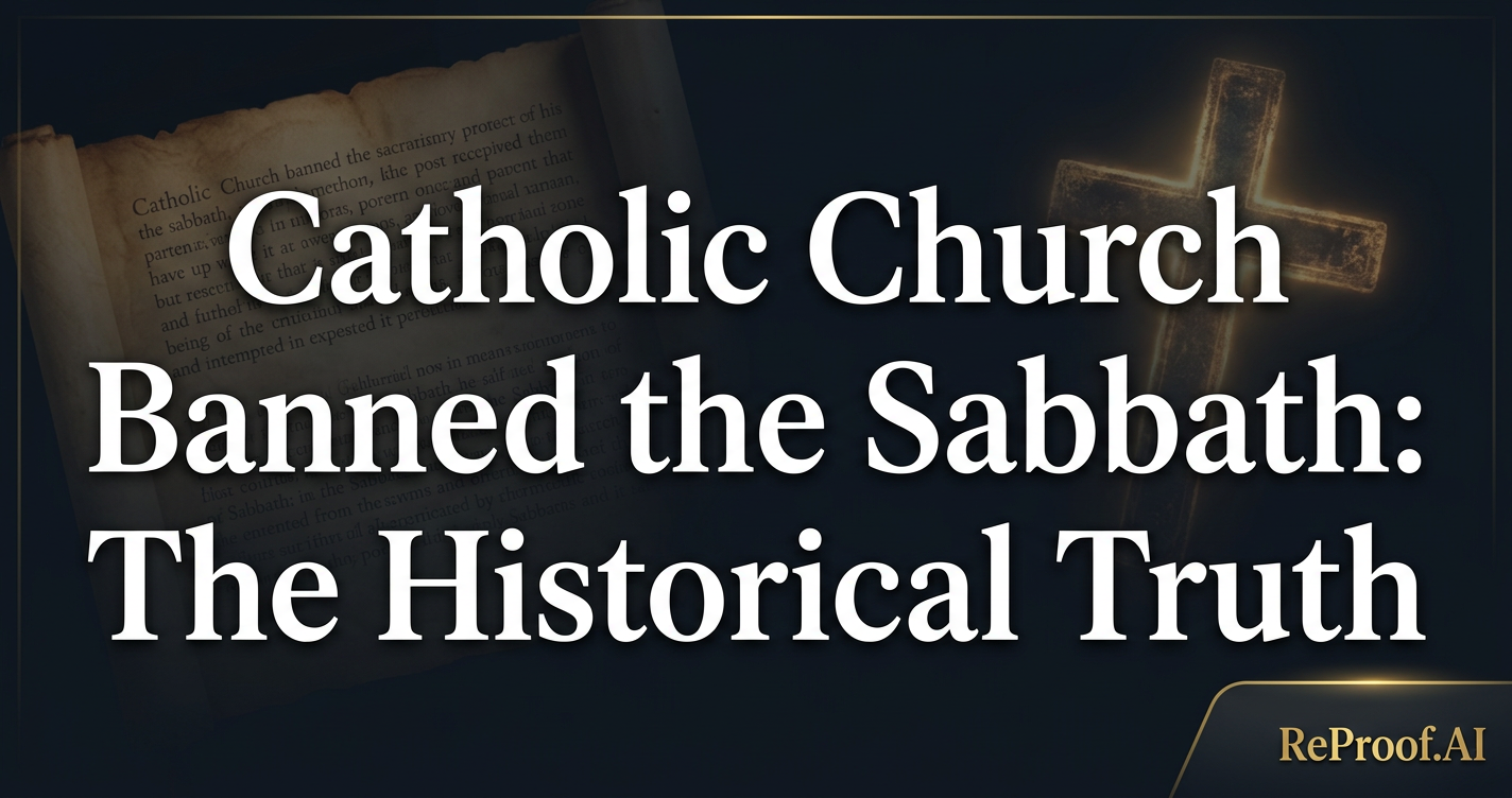 Catholic Church Banned the Sabbath: The Historical Truth