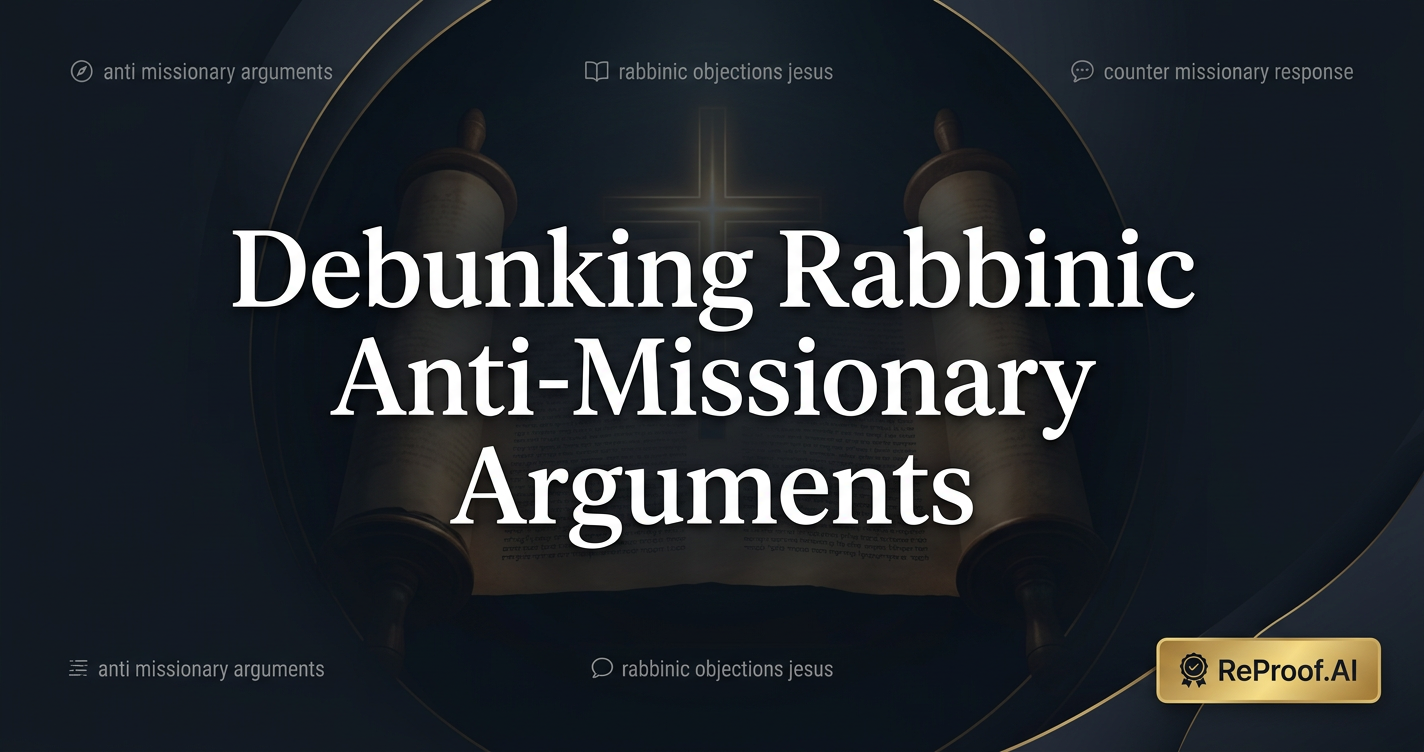 Debunking Rabbinic Anti-Missionary Arguments