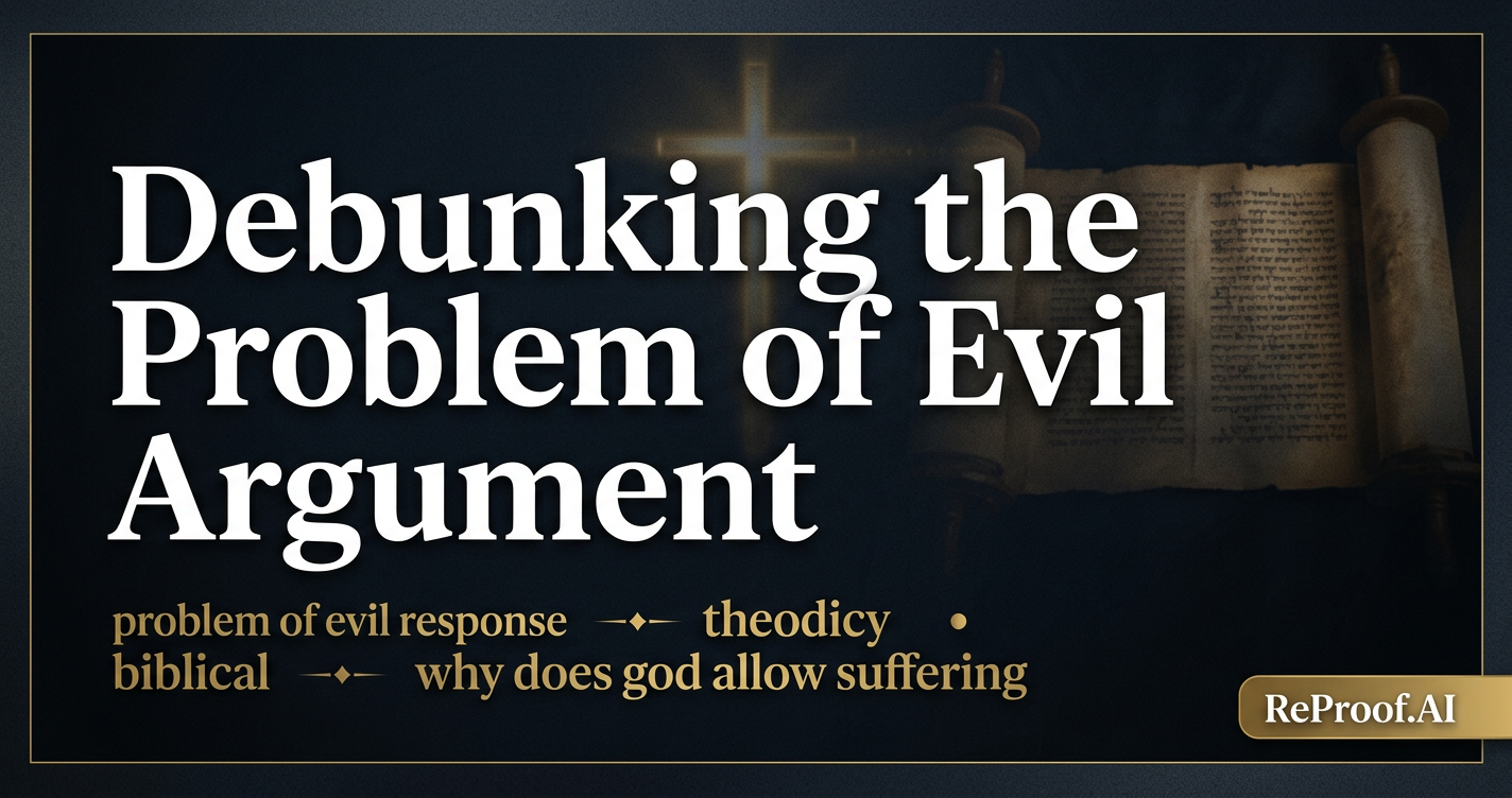 Debunking the Problem of Evil Argument