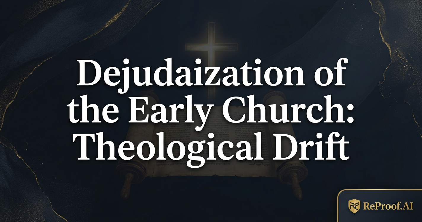 Dejudaization of the Early Church: Theological Drift