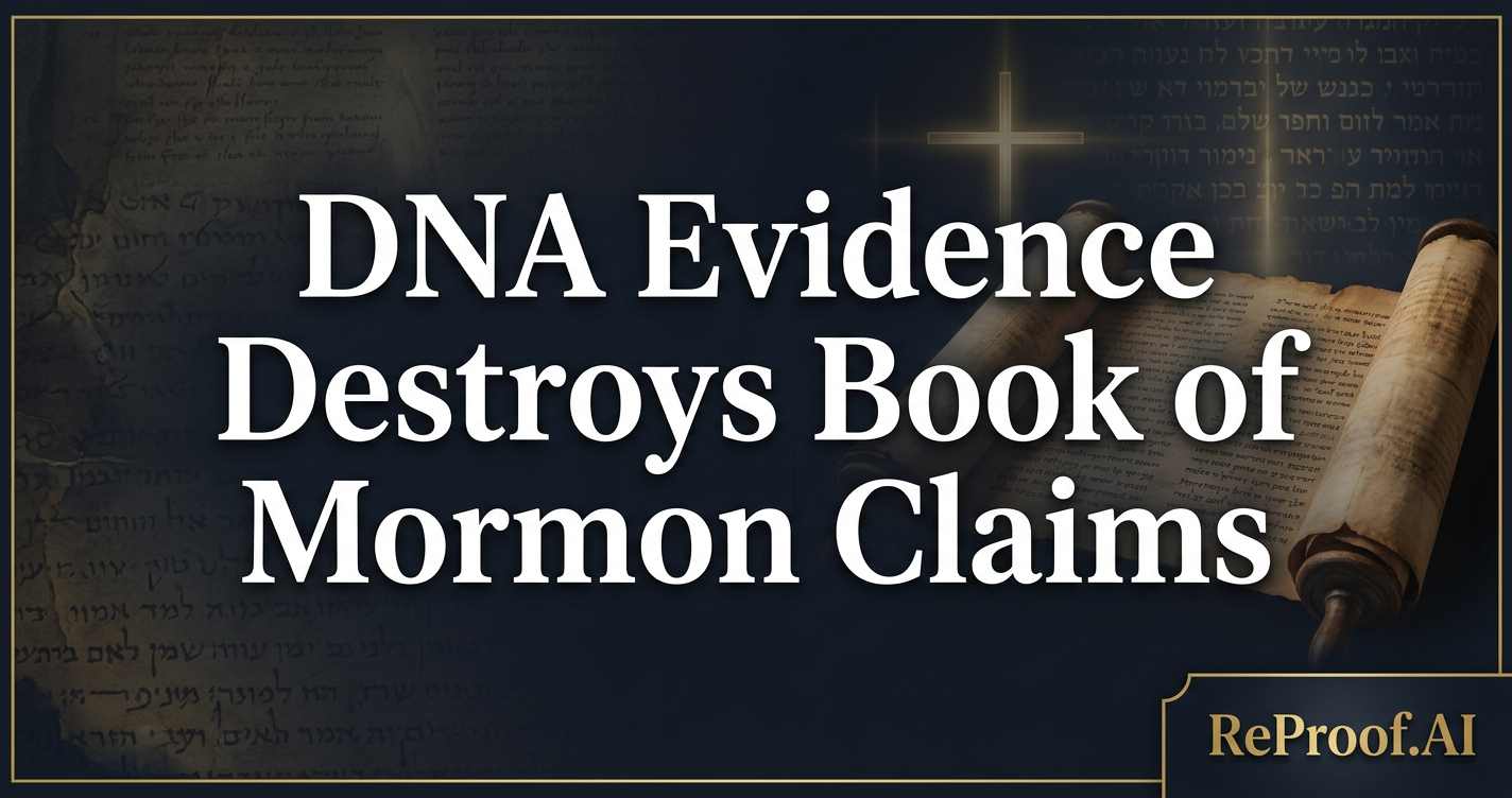 DNA Evidence Destroys Book of Mormon Claims