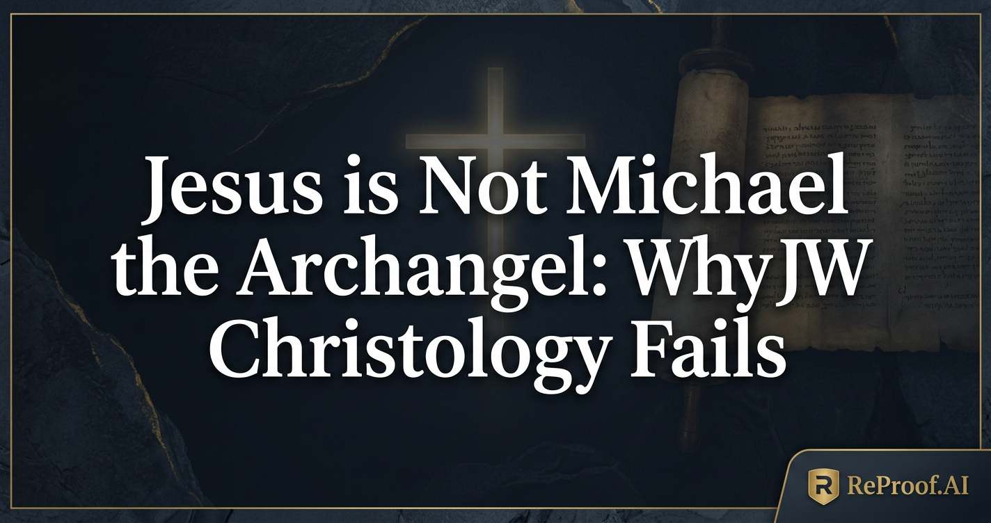 Jesus is Not Michael the Archangel: Why JW Christology Fails