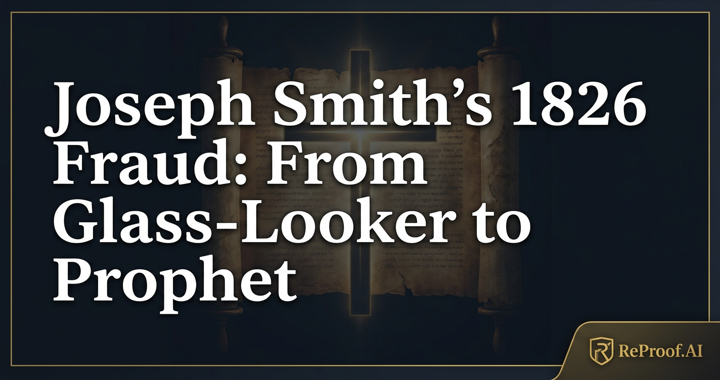Joseph Smith's 1826 Fraud: From Glass-Looker to Prophet