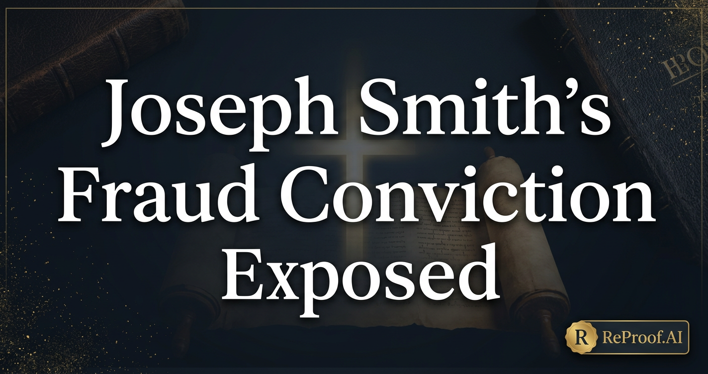 Joseph Smith's Fraud Conviction Exposed