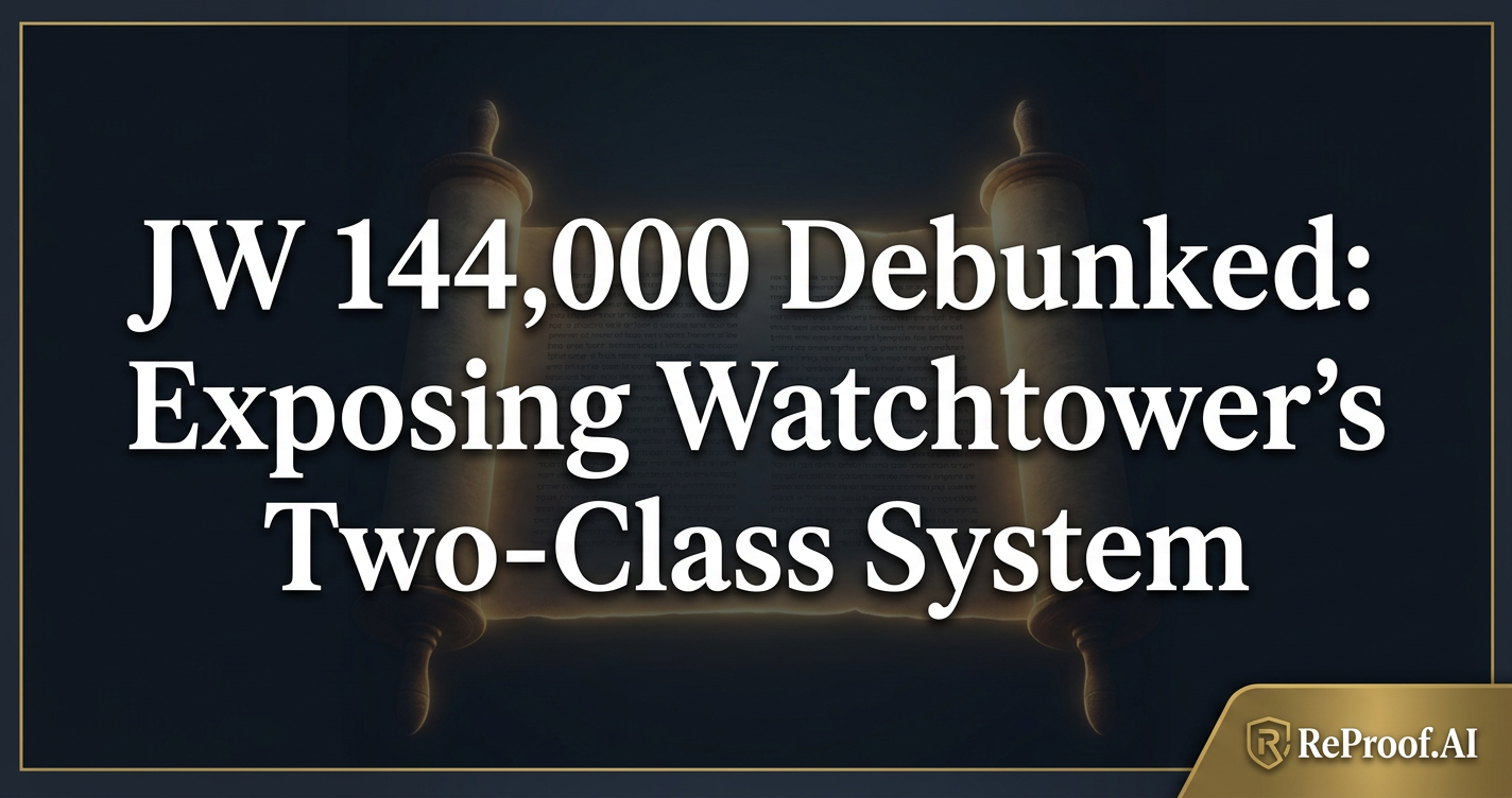 JW 144,000 Debunked: Exposing Watchtower's Two-Class System