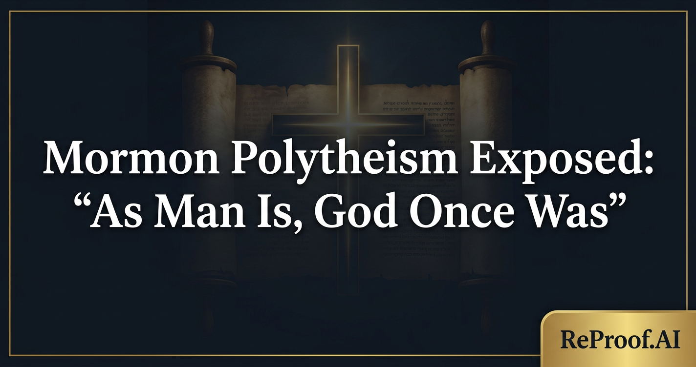Mormon Polytheism Exposed: 'As Man Is, God Once Was'
