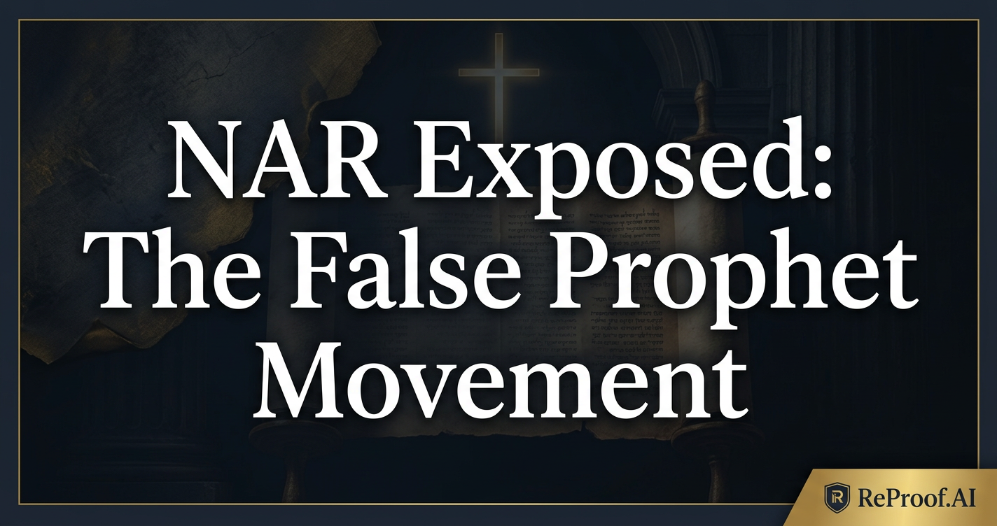NAR Exposed: The False Prophet Movement