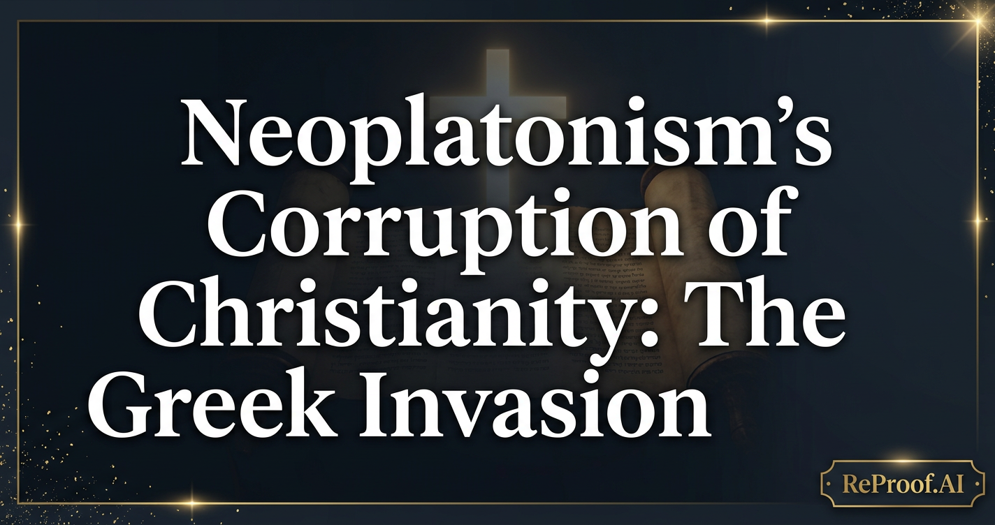 Neoplatonism's Corruption of Christianity: The Greek Invasion