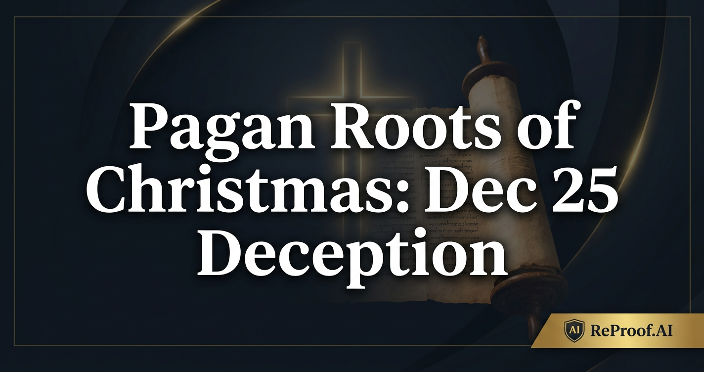 Pagan Roots of Christmas: Dec 25 Deception