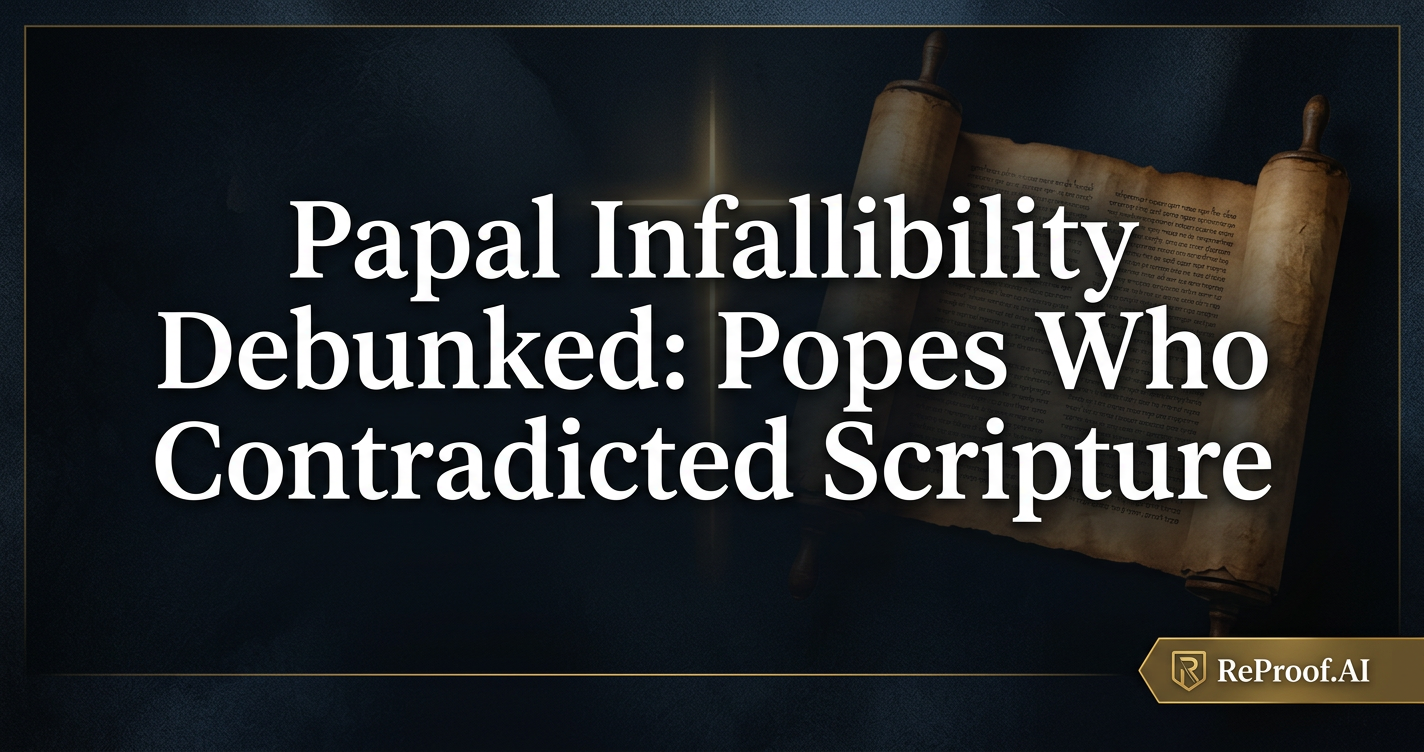 Papal Infallibility Debunked: Popes Who Contradicted Scripture