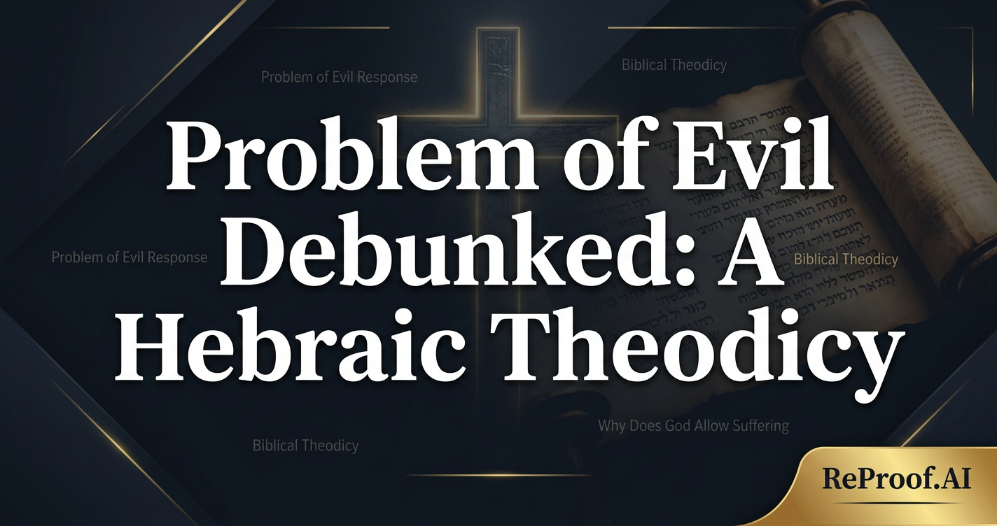 Problem of Evil Debunked: A Hebraic Theodicy