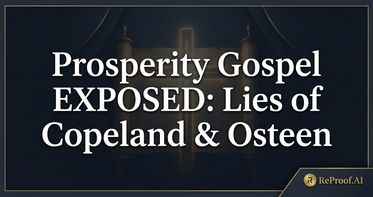 Prosperity Gospel EXPOSED: Lies of Copeland & Osteen