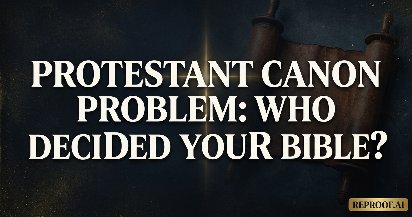 Protestant Canon Problem: Who Decided Your Bible?