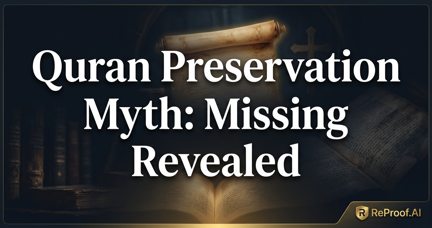 Quran Preservation Myth: Missing Verses Revealed
