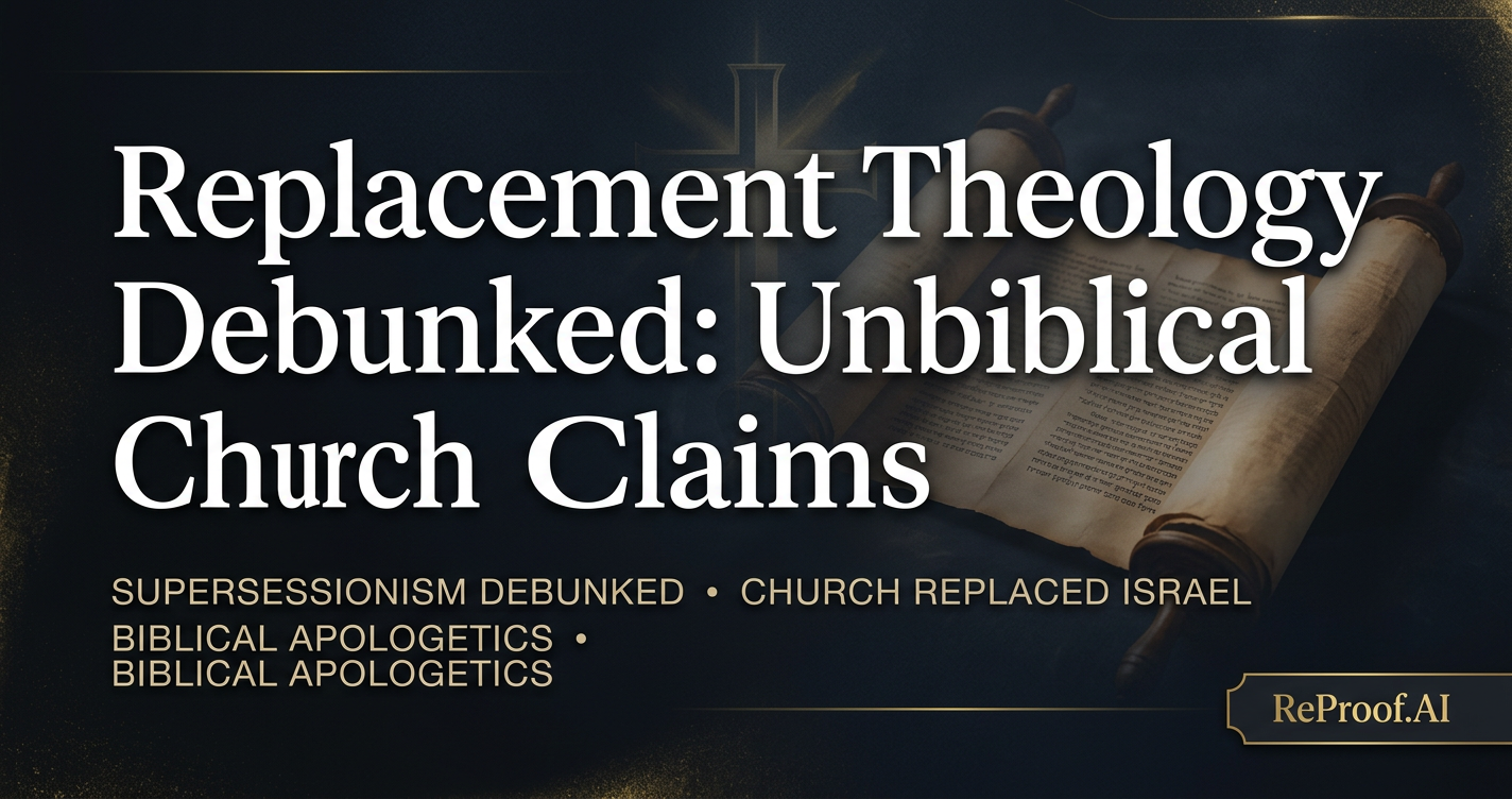 Replacement Theology Debunked: Unbiblical Church Claims