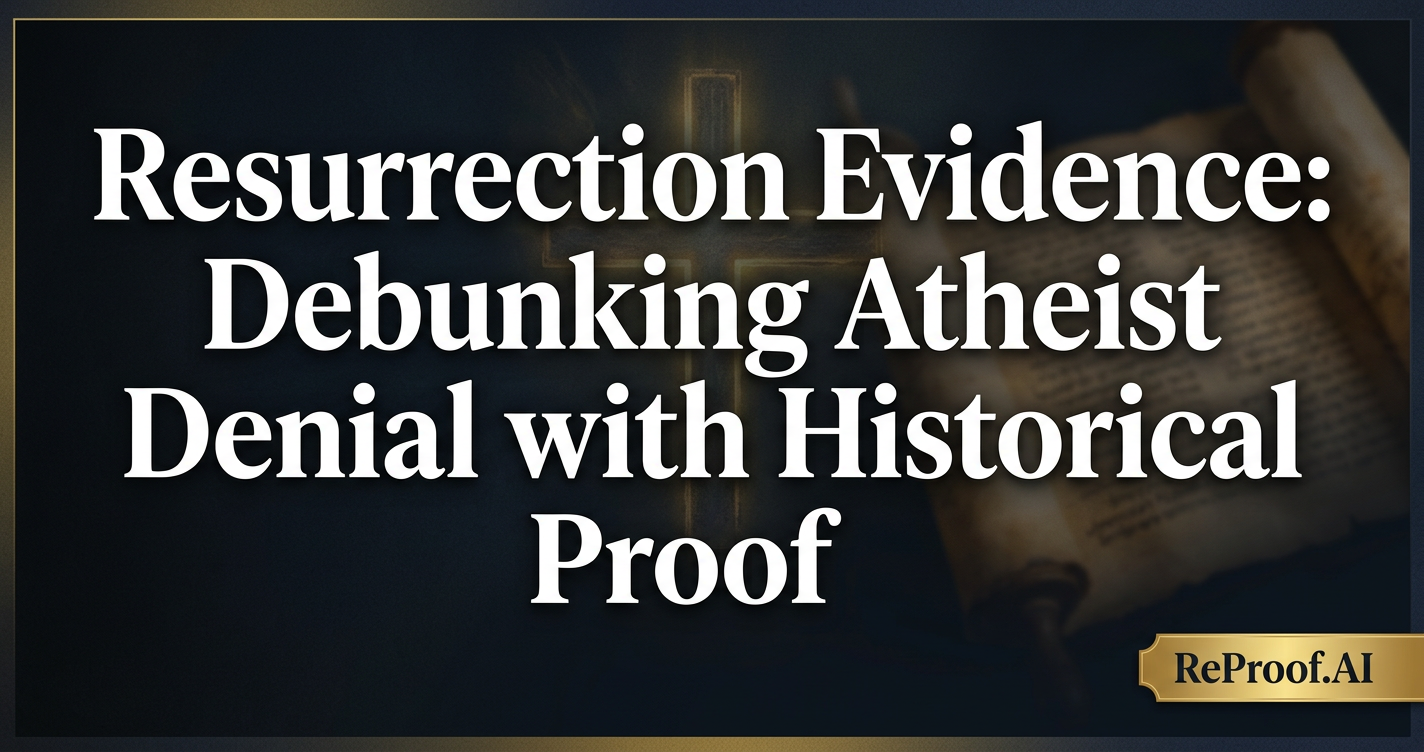 Resurrection Evidence: Debunking Atheist Denial with Historical Proof