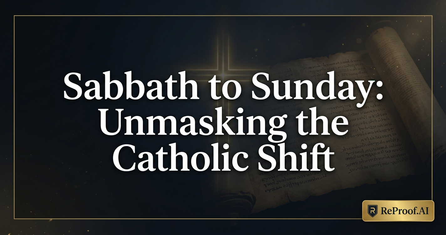 Sabbath to Sunday: Unmasking the Catholic Shift