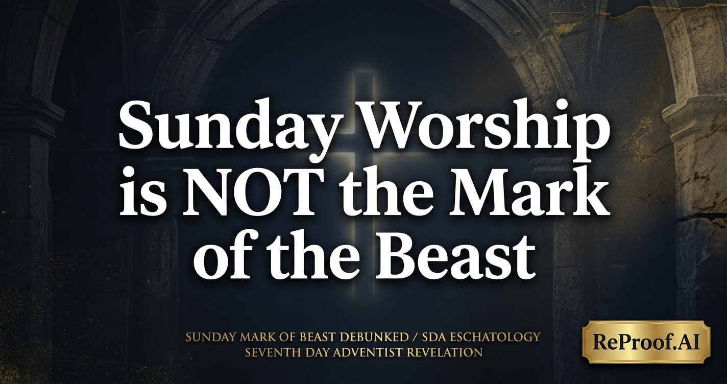 Sunday Worship is NOT the Mark of the Beast