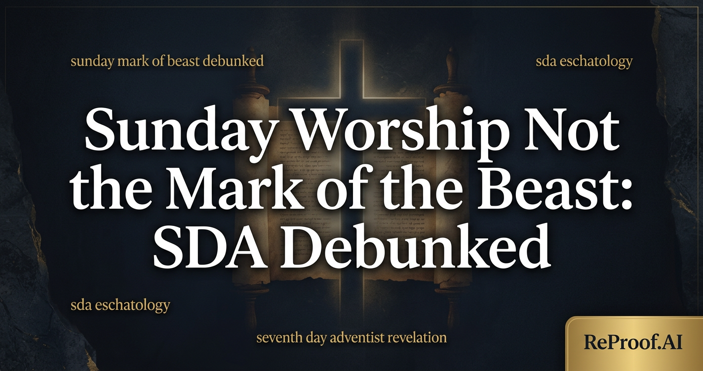 Sunday Worship Not the Mark of the Beast: SDA Debunked