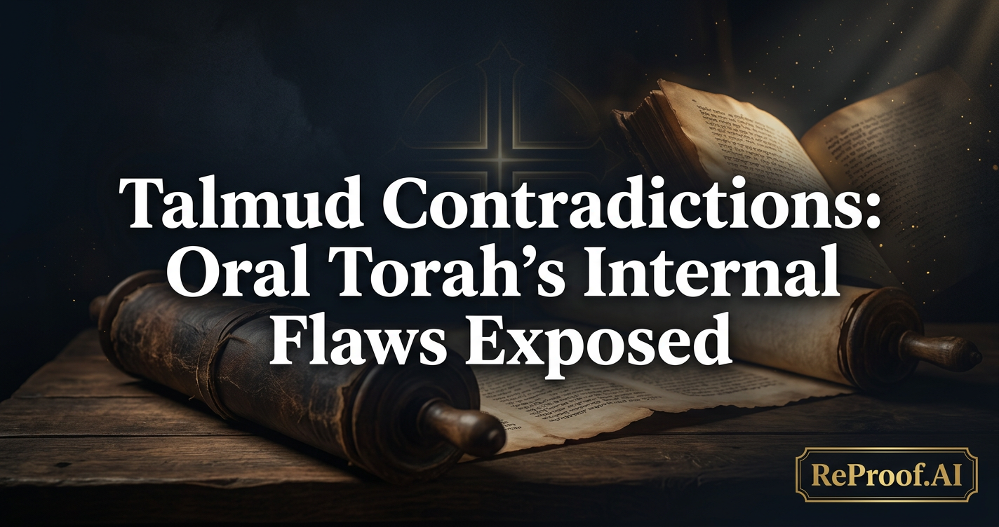 Talmud Contradictions: Oral Torah's Internal Flaws Exposed