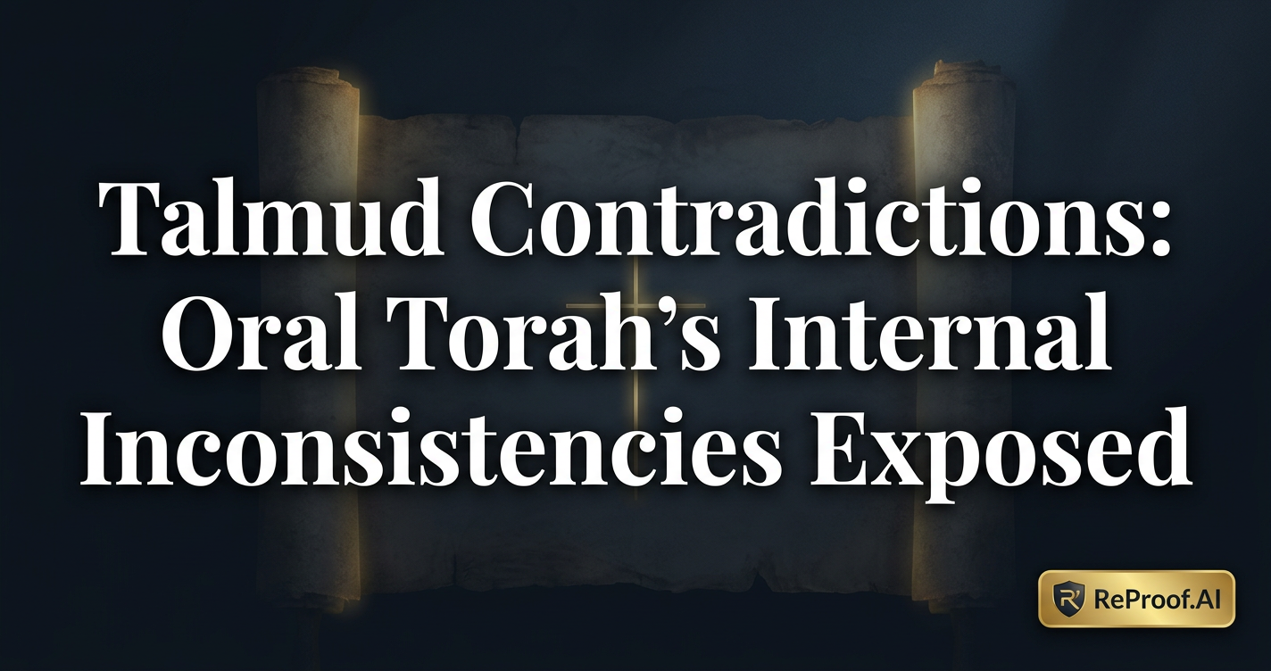 Talmud Contradictions: Oral Torah's Internal Inconsistencies Exposed