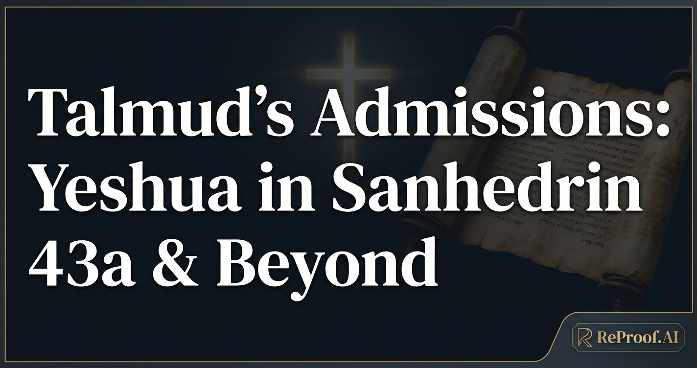 Talmud's Admissions: Yeshua in Sanhedrin 43a & Beyond