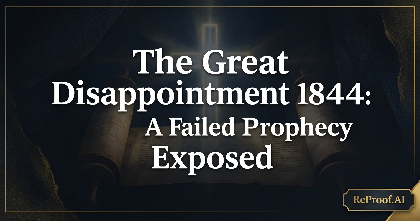 The Great Disappointment 1844: A Failed Prophecy Exposed