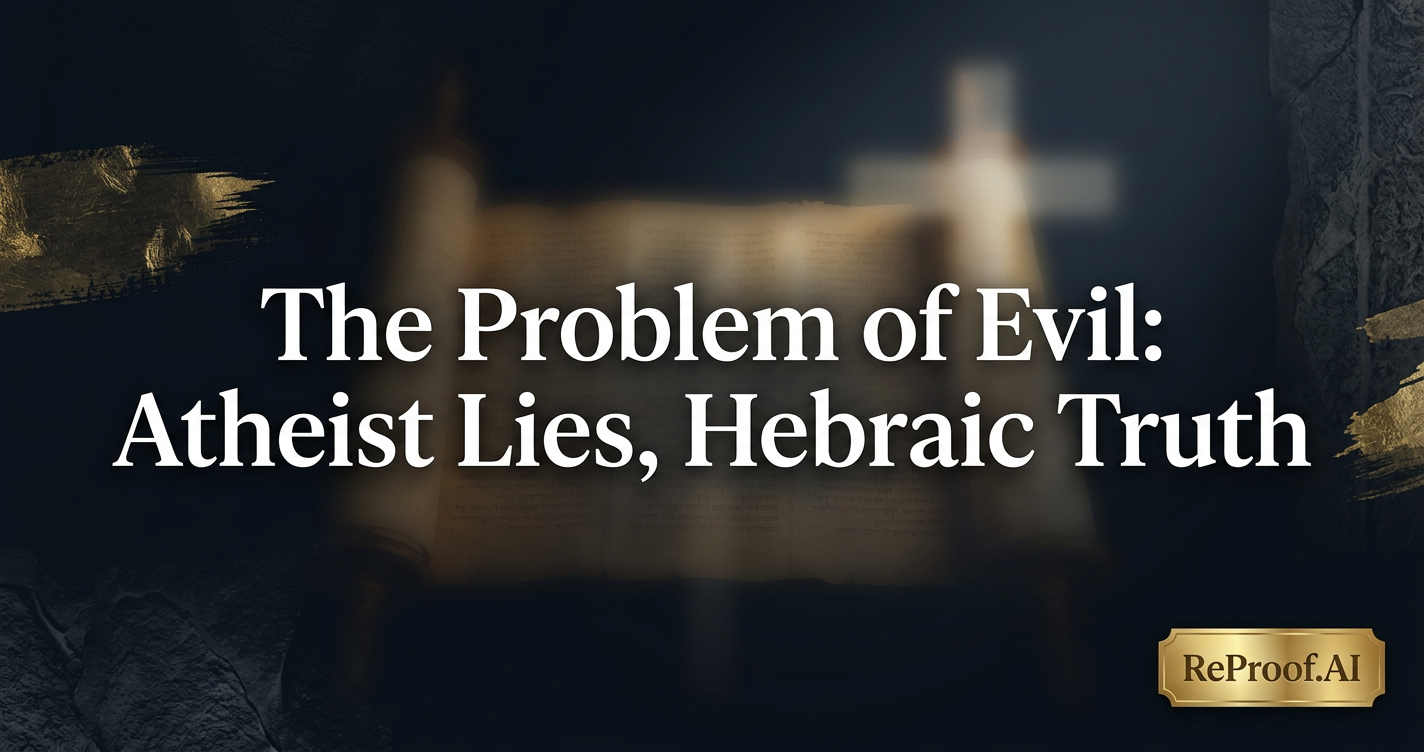 The Problem of Evil: Atheist Lies, Hebraic Truth