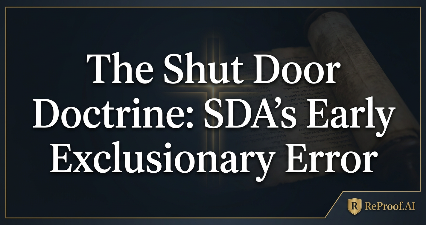 The Shut Door Doctrine: SDA's Early Exclusionary Error