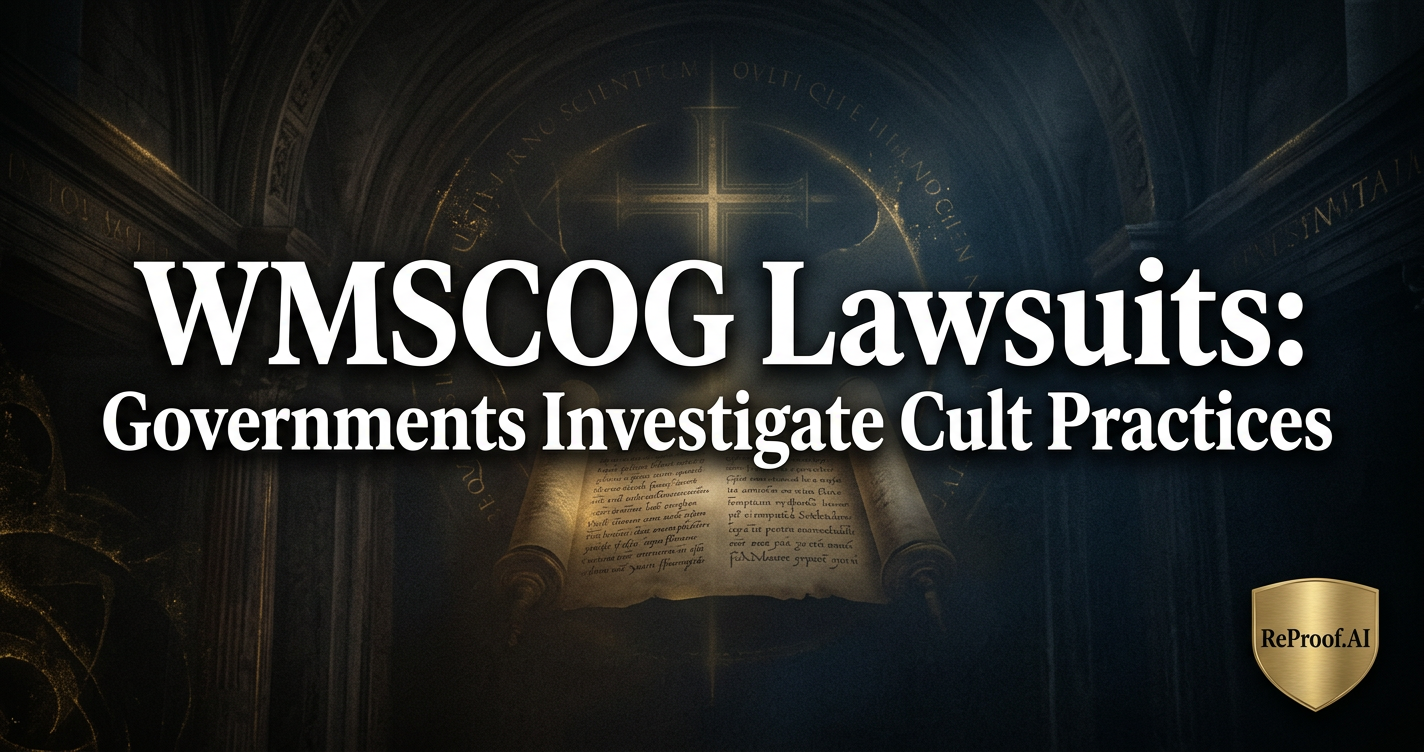 WMSCOG Lawsuits: Governments Investigate Cult Practices